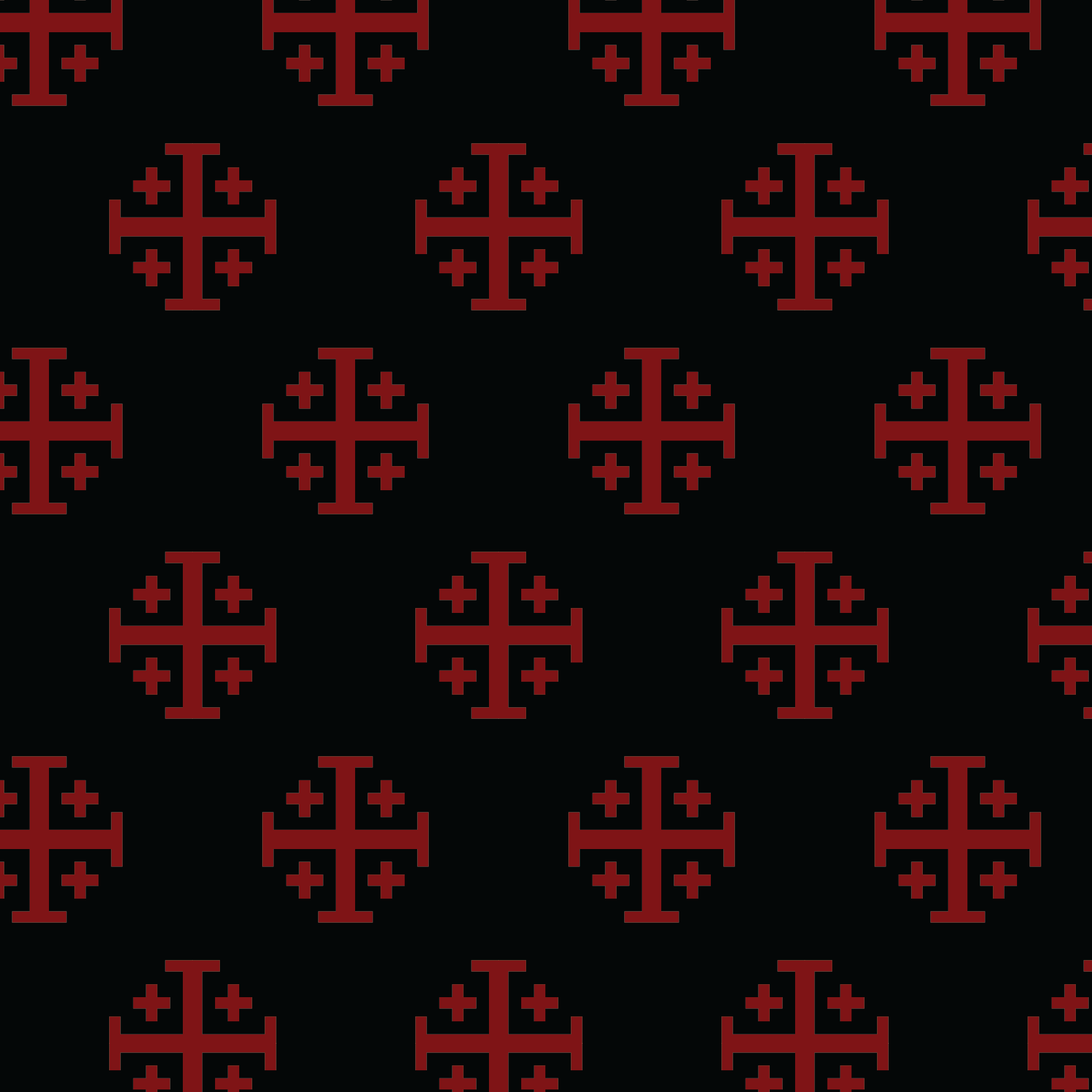 Jerusalem Cross Necktie pattern