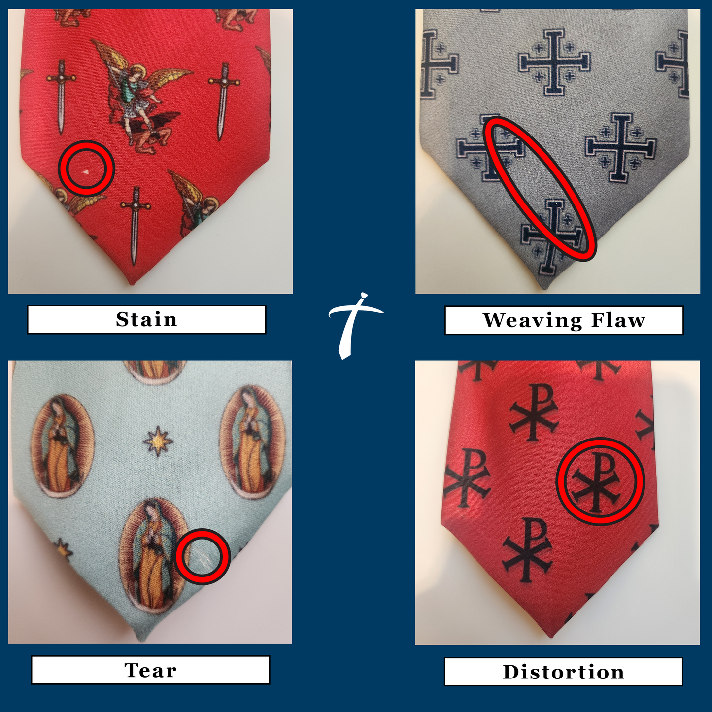 Possible necktie defects