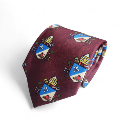 Pope Leo XIV Maroon Necktie