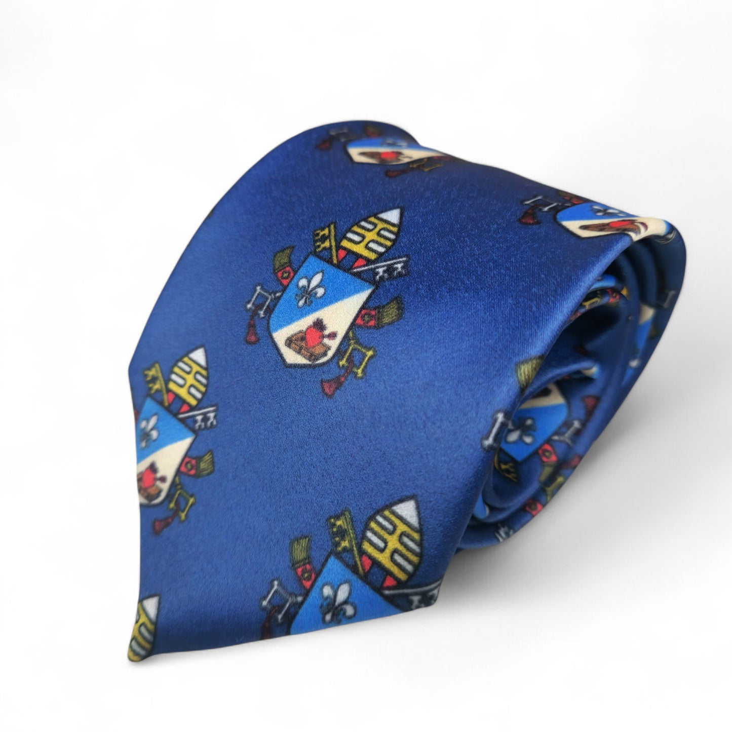Pope Leo XIV Navy Necktie