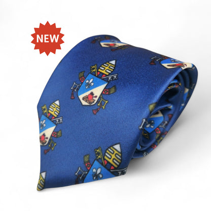 Pope Leo XIV Navy Necktie