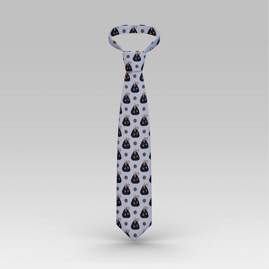 Proselyties St. Benedict Catholic necktie front view.